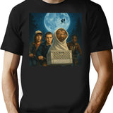 E.t. Goes Upside Down T-Shirt - Retro Graphic Tee for Men & Women - Black