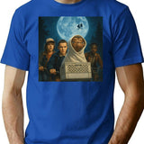 E.t. Goes Upside Down T-Shirt - Retro Graphic Tee for Men & Women - Blue