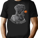 E.T. Smell My Finger T-Shirt for Men & Women, T-Shirts Graphic Tee - Black