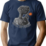 E.t. Smell My Finger T-Shirt - Retro Graphic Tee for Men & Women - Navy