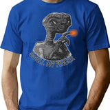 E.t. Smell My Finger T-Shirt - Retro Graphic Tee for Men & Women - Blue