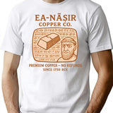 Ea-Nasir Copper Co. Ancient Mesopotamian History Meme Funny T-Shirt for Men & Women, T-Shirts Graphic Tee - White