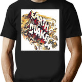 Earthquake Classic T-Shirt - Retro Graphic Tee for Men & Women - Black