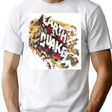 Earthquake Classic T-Shirt - Retro Graphic Tee for Men & Women - White