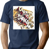 Earthquake Classic T-Shirt - Retro Graphic Tee for Men & Women - Navy