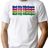 Eat My Mixtape T-Shirt - Retro Graphic Tee for Men & Women - White