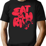 Eat The Rich T-Shirt for Men & Women, T-Shirts Graphic Tee - Black