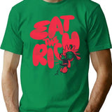 Eat The Rich T-Shirt for Men & Women, T-Shirts Graphic Tee - Green