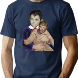 Eddie And The Werewolf T-Shirt - Retro Graphic Tee for Men & Women - Navy