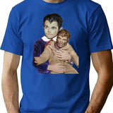Eddie And The Werewolf T-Shirt - Retro Graphic Tee for Men & Women - Blue