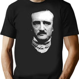 Edgar Allan Poe T-Shirt for Men & Women, T-Shirts Graphic Tee - Black