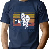 Editing Makes Me Happy Funny Video Editor Filmmaker Gift T-Shirt - Navy