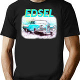 Edsel T-Shirt - Retro Graphic Tee for Men & Women - Black