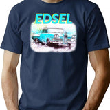 Edsel T-Shirt - Retro Graphic Tee for Men & Women - Navy