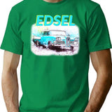 Edsel T-Shirt - Retro Graphic Tee for Men & Women - Green