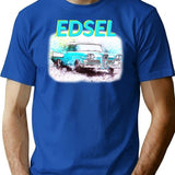 Edsel T-Shirt - Retro Graphic Tee for Men & Women - Blue