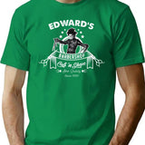 Edward'S Barbershop T-Shirt for Men & Women, T-Shirts Graphic Tee - Green