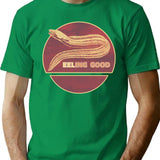 Eeling Good - Funny Eel Design Feeling Good Fish Pun T-Shirt - Green