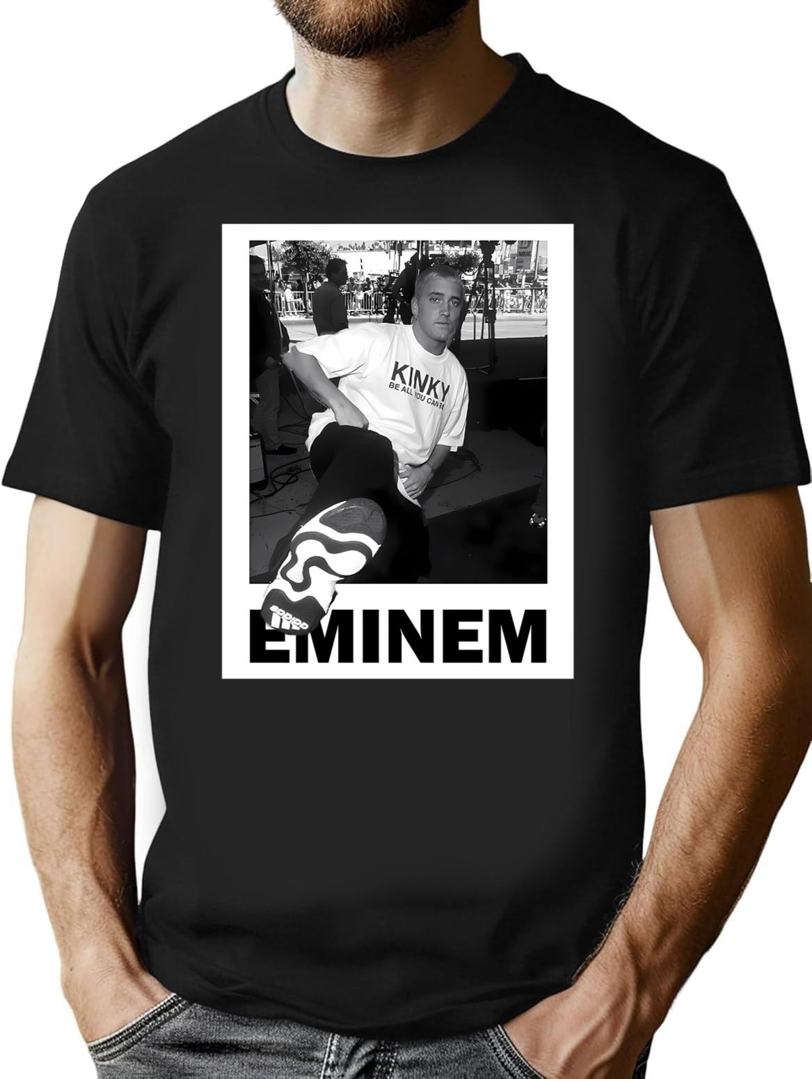 Eemjjnem0011 T-Shirt - Retro Graphic Tee for Men & Women - Black