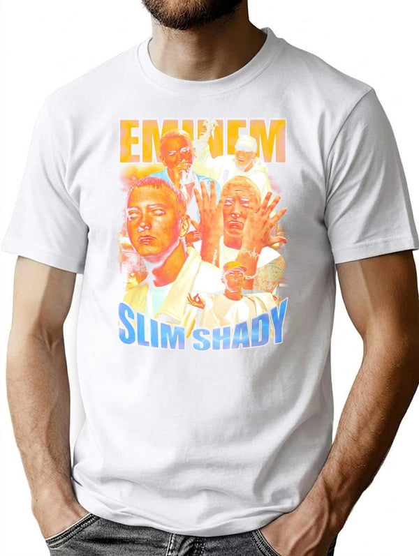Eemjjnnem0018 T-Shirt for Men & Women, T-Shirts Graphic Tee - White