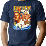 Eemjjnnem0018 T-Shirt - Retro Graphic Tee for Men & Women - Navy