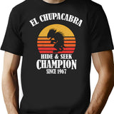 El Chupacabra T-Shirt - Retro Graphic Tee for Men & Women - Black