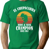 El Chupacabra T-Shirt - Retro Graphic Tee for Men & Women - Green