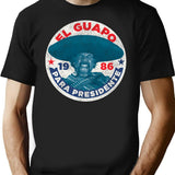 El Guapo For President Button Worn T-Shirt for Men & Women, T-Shirts Graphic Tee - Black