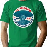 El Guapo For President Button Worn T-Shirt for Men & Women, T-Shirts Graphic Tee - Green
