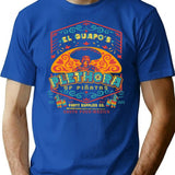 El Guapo'S Plethora Of Piatas Party Supplies Co. T-Shirt for Men & Women, T-Shirts Graphic Tee - Blue