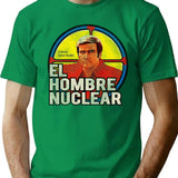 El Hombre Nuclear Worn T-Shirt for Men & Women, T-Shirts Graphic Tee - Green