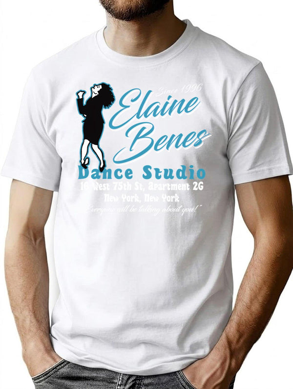 Elaine Dance Studio Dks T-Shirt for Men & Women, T-Shirts Graphic Tee - White