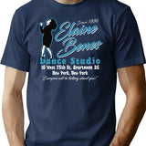 Elaine Dance Studio Dks T-Shirt for Men & Women, T-Shirts Graphic Tee - Navy