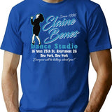 Elaine Dance Studio Dks T-Shirt for Men & Women, T-Shirts Graphic Tee - Blue