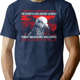 Eldritch Horror Pigeon T-Shirt - Retro Graphic Tee for Men & Women - Navy