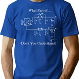 Electrical Engineer Gift Funny Engineering Sarcasm T-Shirt - Blue