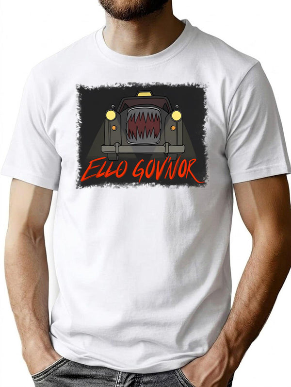 Ello Govnor T-Shirt for Men & Women, T-Shirts Graphic Tee - White