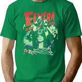 Elvira Mistress Of The Dark 80S Horror T-Shirt for Men & Women, T-Shirts Graphic Tee - Green