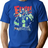 Elvira Mistress Of The Dark 80S Horror T-Shirt for Men & Women, T-Shirts Graphic Tee - Blue