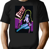 Elvira'S Movie Macabre Movie Art T-Shirt for Men & Women, T-Shirts Graphic Tee - Black