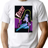 Elvira'S Movie Macabre Movie Art T-Shirt for Men & Women, T-Shirts Graphic Tee - White