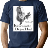 Embarrassed By Dishpan Hands T-Shirt - Retro Graphic Tee for Men & Women - Navy