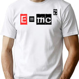 Emc The Albert Einstein Collection T-Shirt - Retro Graphic Tee for Men & Women - White