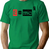 Emc The Albert Einstein Collection T-Shirt - Retro Graphic Tee for Men & Women - Green