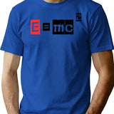 Emc The Albert Einstein Collection T-Shirt - Retro Graphic Tee for Men & Women - Blue
