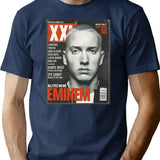 Emjnem001 T-Shirt - Retro Graphic Tee for Men & Women - Navy