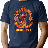 Emotional Support Animal T-Shirt for Men & Women, T-Shirts Graphic Tee - Navy