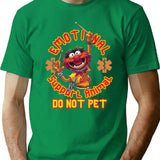 Emotional Support Animal T-Shirt for Men & Women, T-Shirts Graphic Tee - Green