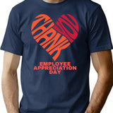 Employee Appreciation Day T-Shirt for Men & Women, T-Shirts Graphic Tee - Navy
