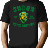 Endo Park Ranger T-Shirt for Men & Women, T-Shirts Graphic Tee - Black